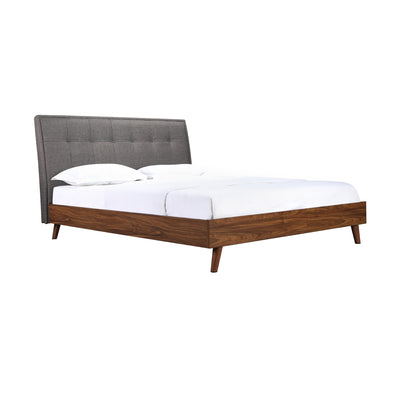 Affordable queen upholstered platform bed in Canada - 5895GYQ model-10