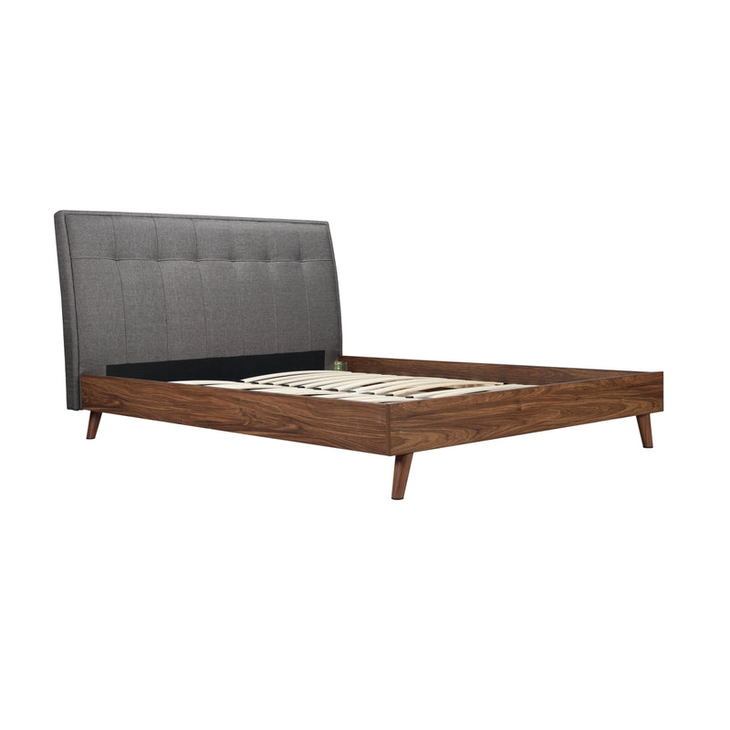Affordable queen upholstered platform bed in Canada - 5895GYQ model-5