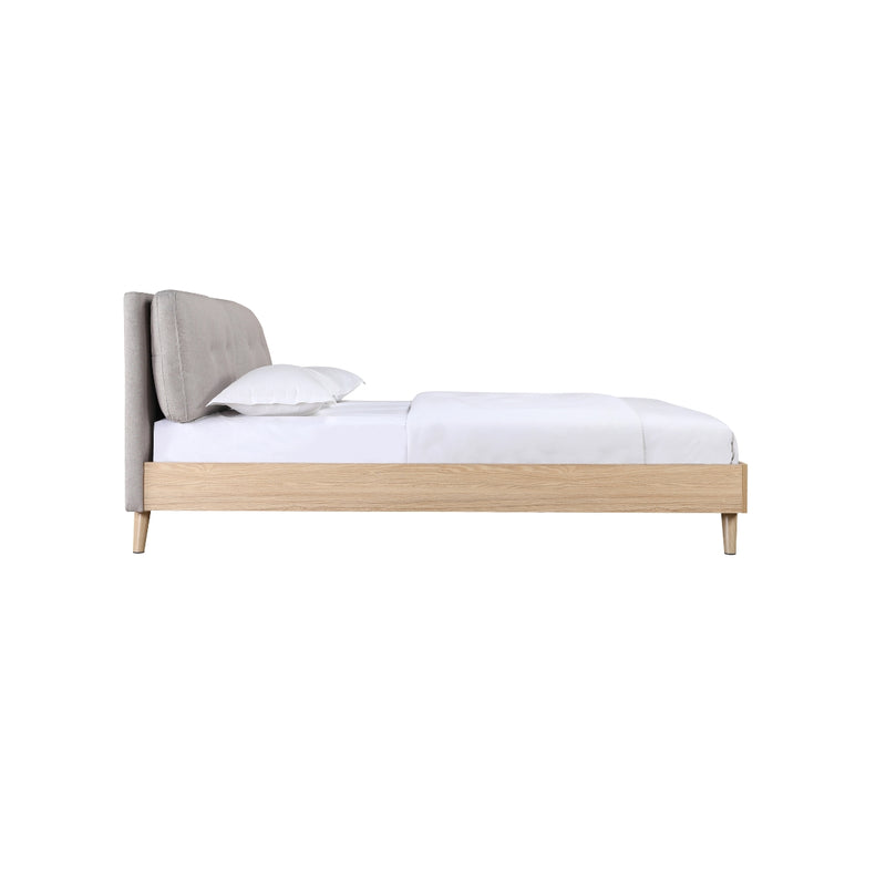 Affordable furniture in Canada: 5899BEQ Queen Upholstered Platform Bed-3