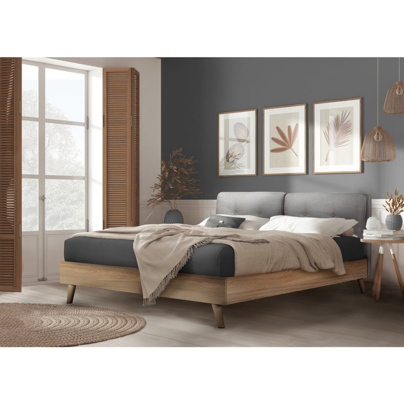 Affordable furniture in Canada: 5899BEK King Upholstered Platform Bed-10