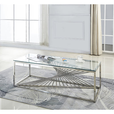 Affordable coffee table with glass top in Canada - 6872-30CT-6