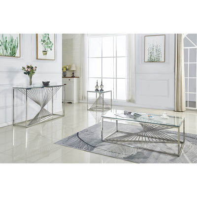 Affordable glass top end table for Canada - 6872-04ET-7