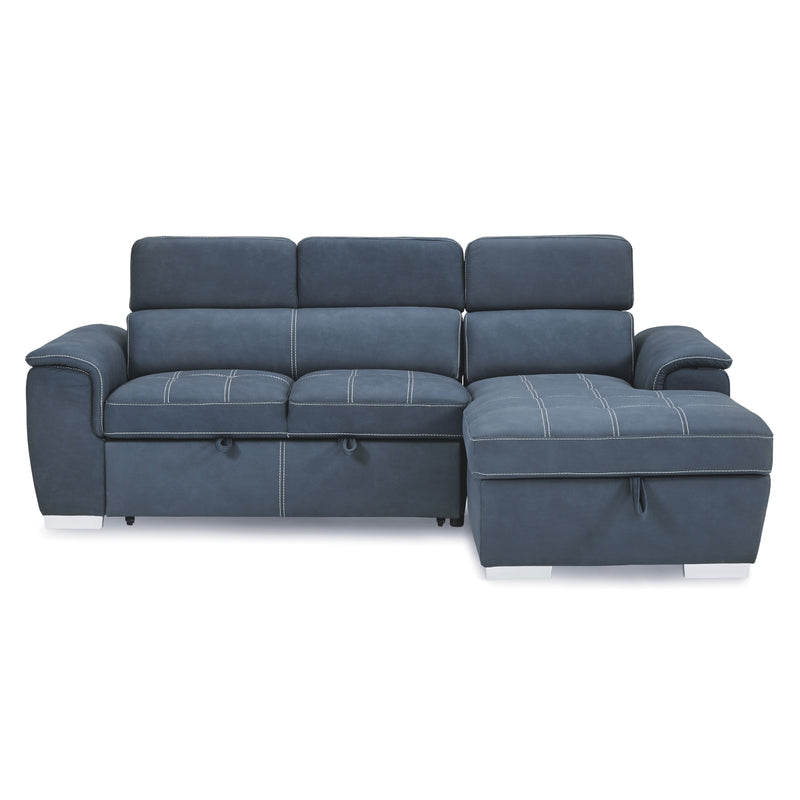 8228BU-2-Piece-Sectional-with-Adjustable-Headrests-Pull-out-Bed-13