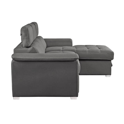 8228GY-2-Piece-Sectional-with-Adjustable-Headrests-14