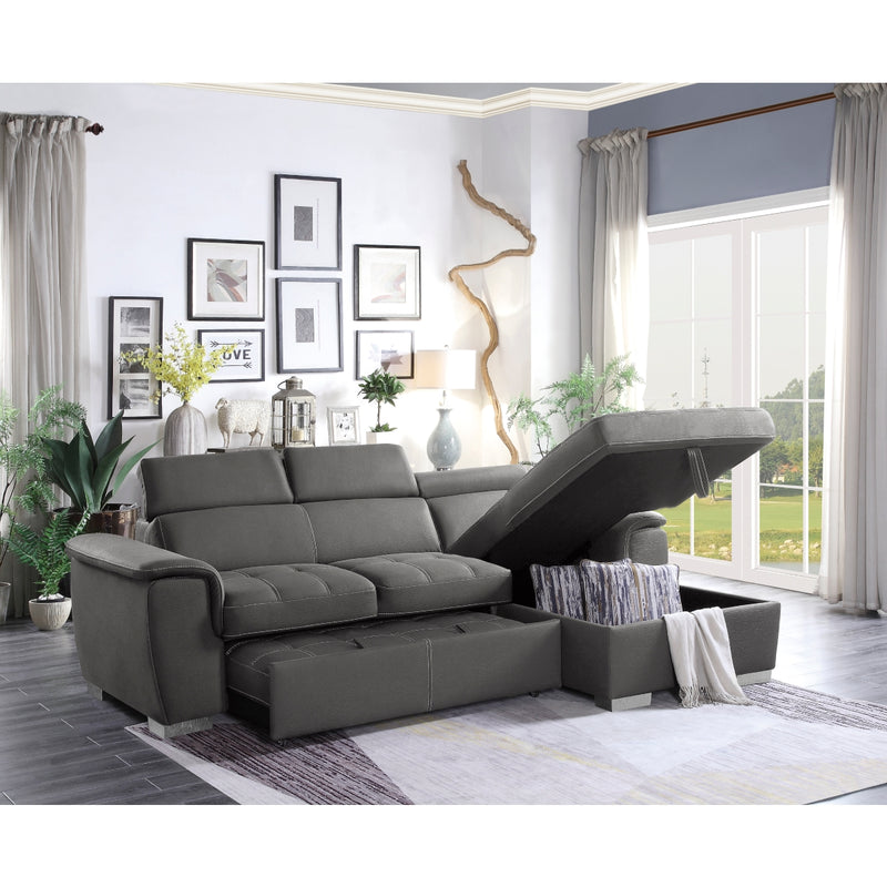 8228GY-2-Piece-Sectional-with-Adjustable-Headrests-9