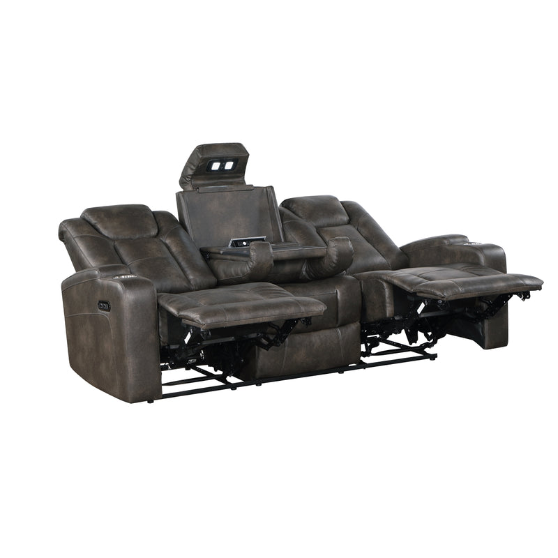 9213-3PW-Power-Double-Reclining-Sofa-with-Drop-Down-Table-&-Cupholders-10