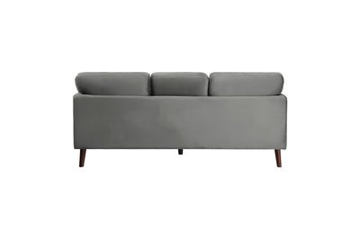 Grey Fabric sofa Back