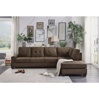 Affordable 2-Piece Reversible Sectional with Cup Holders in Canada-6