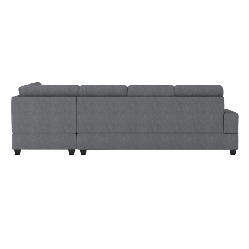 Affordable furniture in Canada - 2-Piece Reversible Sectional with Drop-Down Cup Holders-11