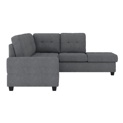 Affordable furniture in Canada - 2-Piece Reversible Sectional with Drop-Down Cup Holders-10