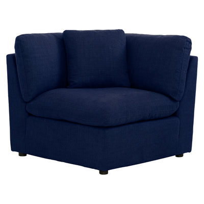 Affordable furniture in Canada: 9544NV-CR Wedge/Corner Seat with 1 Pillow-8
