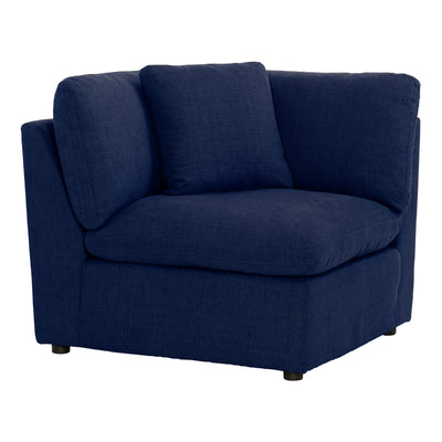 Affordable furniture in Canada: 9544NV-CR Wedge/Corner Seat with 1 Pillow-9