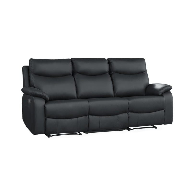 Affordable furniture in Canada: 3-piece Modular Reclining Sofa (99201BLK-3)-9