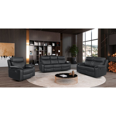Affordable furniture in Canada - 99201BLK-1 Recliner-6