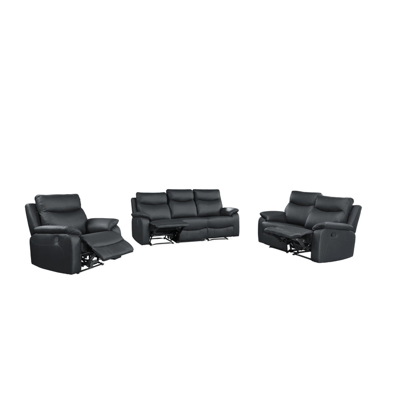 Affordable furniture in Canada - 99201BLK-1 Recliner-12
