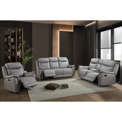 Affordable furniture in Canada: 99840N-LG-2C reclining loveseat with console.-7