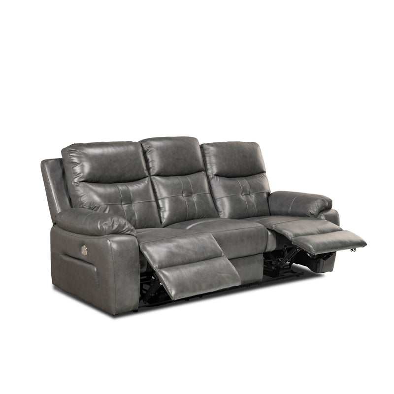 Affordable power reclining sofa with drop-down table in Canada-12