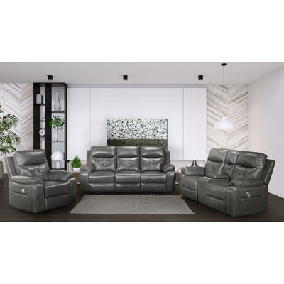 Affordable power reclining sofa with drop-down table in Canada-7