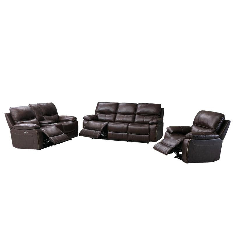 Affordable Canadian furniture: 99972P-BRW-3 Power Reclining Sofa-10