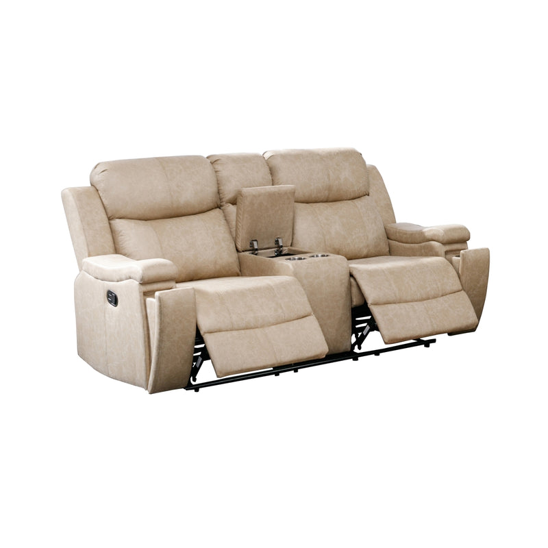 Affordable furniture in Canada: 99990BUF-2C Reclining Console Loveseat with Hidden Cupholders-10