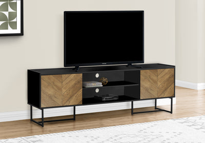 Meuble TV 72" - Console moderne avec meuble de rangement - Design contemporain