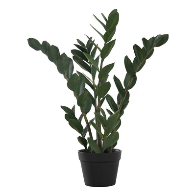29" Tall Zz Tree: Real Touch Artificial Plant, Indoor Floor Decor, Green Leaves