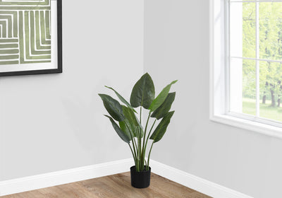 Arbre Aureum : plante artificielle de 37 po de hauteur – Toucher réel, feuilles vertes – Décoration intérieure