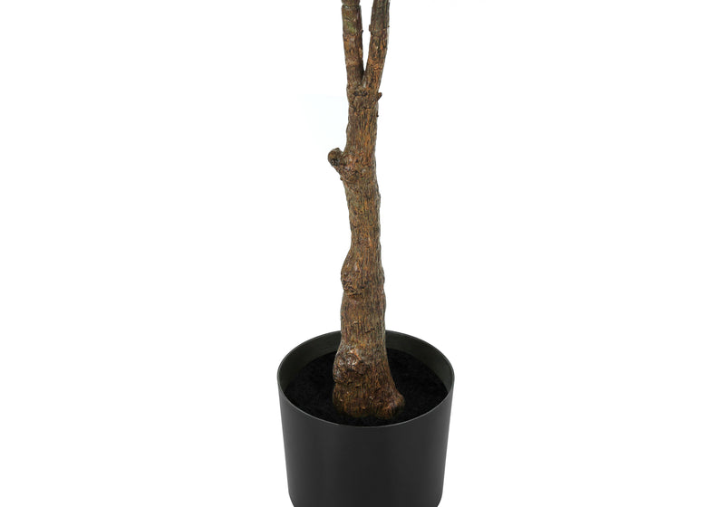 52" Tall Rubber Tree - Indoor Faux Plant, Real Touch, Decorative Greenery