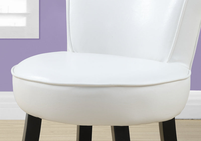 Juvenile Chair - White Leather-Look - I 8155