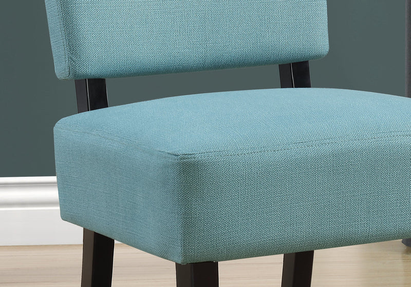 Accent Chair - Teal Fabric - I 8279