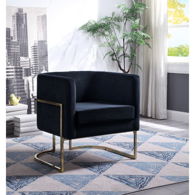 Black Betto Collection Accent Chair - MA-1136BK-1