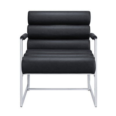 Juno Accent Chair Dark Grey/Chrome - MA-1143C-DGY