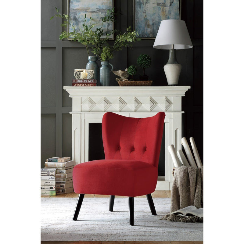 Imani Collection Red Accent Chair - MA-1166RD-1