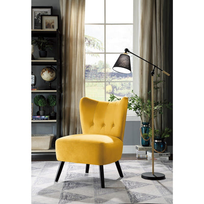 Imani Collection Yellow Accent Chair - MA-1166YW-1