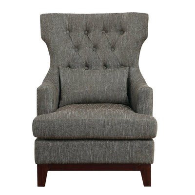Adriano Collection Brown-Grey Accent Chair - MA-1217F3S