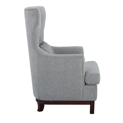 Adriano Collection Light Grey Accent Chair - MA-1217F5S