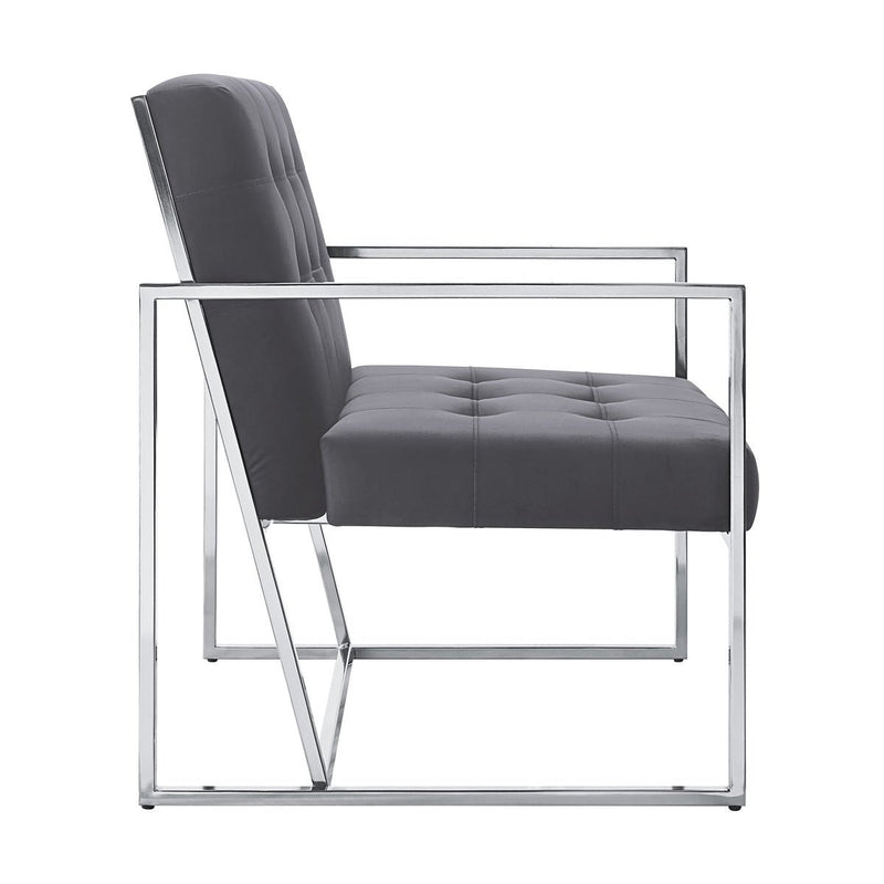 Delia Grey Accent Chair - MA-4405GY
