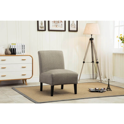 Nadine Slipper Accent Chair in Grey - MA-453FS-GY