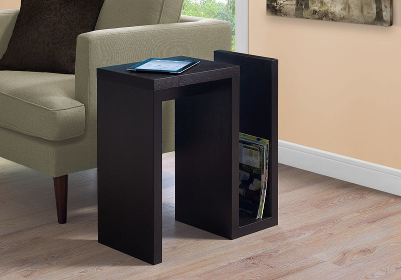 Accent Table - 24"H / Cappuccino - I 2089