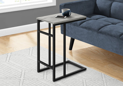 Accent Table - 24"H / Grey / Black Metal - I 2171