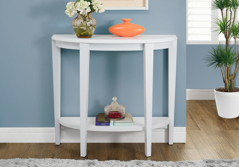 Accent Table - 36"L / White Hall Console - I 2451