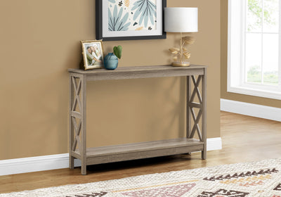 Accent Table - 48"L / Dark Taupe Hall Console - I 2791