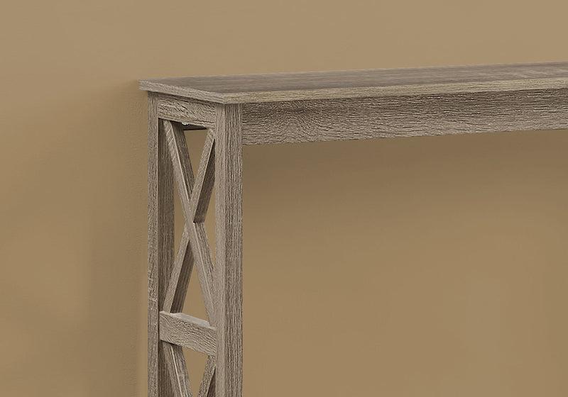 Accent Table - 48"L / Dark Taupe Hall Console - I 2791
