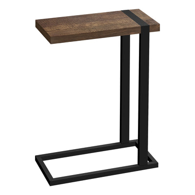 Accent Table - Brown Reclaimed Wood-Look / Black Metal - I 2853