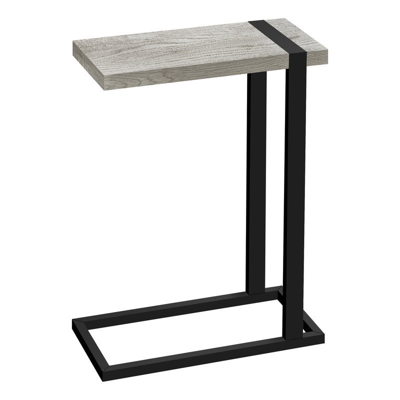 Accent Table - Grey Reclaimed Wood-Look / Black Metal - I 2858