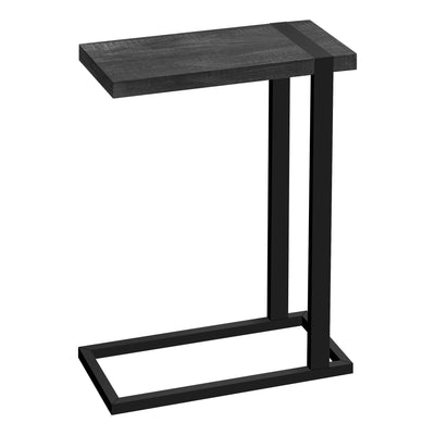 Accent Table - Black Reclaimed Wood-Look / Black Metal - I 2863