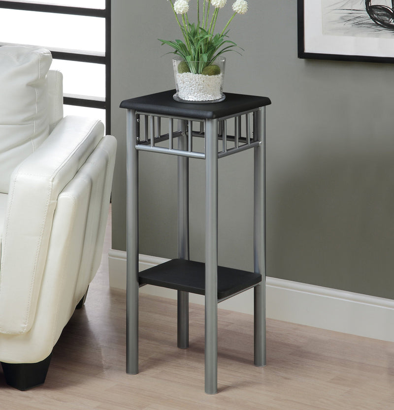 Accent Table - Black / Silver Metal - I 3094