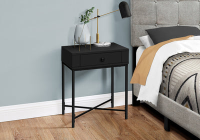 Accent Table - 22"H / Black / Metal Base - I 3542