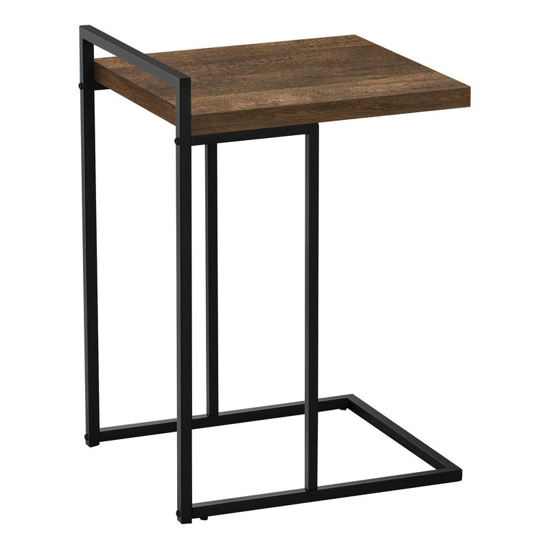Accent Table - 25"H / Brown Reclaimed Wood / Black Metal - I 3630