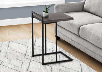 Accent Table - 25"H / Grey / Black Metal - I 3634